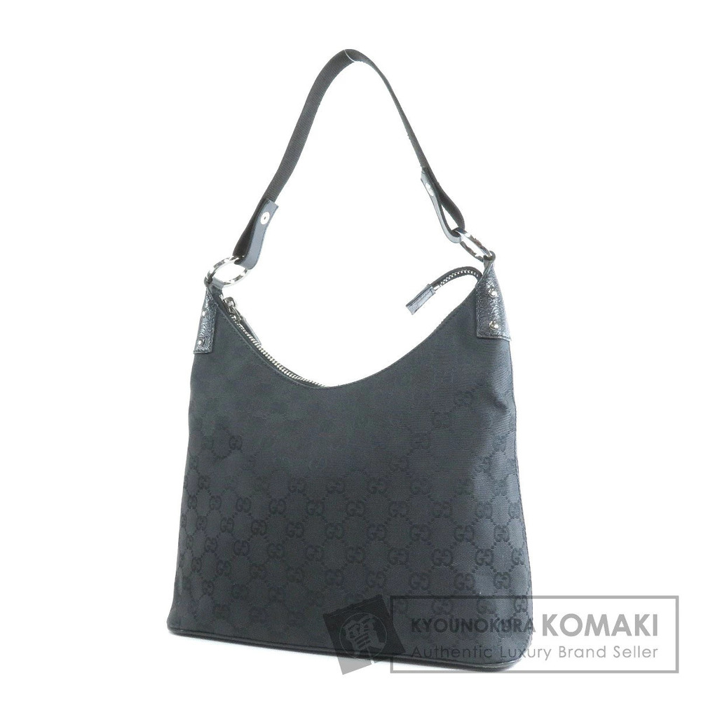 Gucci GG Canvas Hobo Bag black monogram canvas